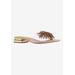 Women's Cherita Sandal by J. Renee in Clear Natural Gold (Size 7 1/2 M)