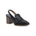 Women's Vocality Slingback by White Mountain in Black Smooth (Size 8 M)