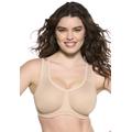 Plus Size Women's Body X Underwire Sports Bra Bra by Woman Within in Warm Nude (Size 42 DD)