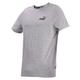 T-Shirt PUMA "ESS SMALL LOGO TEE" Gr. XL, grau (medium gray heather) Herren Shirts T-Shirts