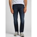 Regular-fit-Jeans LEE "DAREN ZIP FLY" Gr. 34, Länge 34, blau (strong hand) Herren Jeans Regular Fit