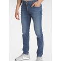 Slim-fit-Jeans LEE "LUKE" Gr. 33, Länge 34, blau (blue used fresh) Herren Jeans Slim Fit