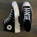 Converse Shoes | Black Platform Converse | Color: Black/White | Size: 11