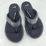 Nike Shoes | Nike Women's Ultra Comfort 3 Size 8 Black Thong Flip Flops Sandals Slip On | Color: Black | Size: 8