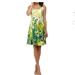 Nine West Dresses | Nine West | 8 | Yellow/Multi-Color| Scoop Neckline| With Pockets Dress | Color: Green/Yellow | Size: 8