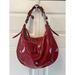 Dooney & Bourke Bags | Dooney & Bourke Red Patent Leather Crescent Hobo Shoulder Bag Stunning | Color: Red | Size: Os