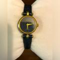 Gucci Accessories | Gucci 2000l Black Vintage “Stacked” Case Ladies Watch. | Color: Black/Gold | Size: Os