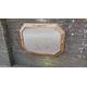 Huge Impressive 1920's Gold Painted Oak Mirror. 90 x 64 cm