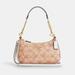 Coach Bags | New! Teri Shoulder Bag In Signature Canvas With Heart Print | Color: Pink/Tan | Size: Os