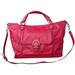 Coach Bags | Coach Large Red Satchel Bag With Crossbody Strap Handbag | Color: Pink | Size: Os