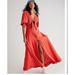 Free People Dresses | Free People String Of Hearts Maxi Dress Xs New | Color: Red | Size: Xs