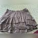 American Eagle Outfitters Skirts | American Eagle Outfitters Grey Ruffle Skirt Xs | Color: Gray | Size: Xs