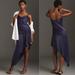 Anthropologie Dresses | Anthropologie Slim Asymmetrical-Hem Dress Nwt In Navy 8 | Color: Blue | Size: 8