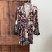 Free People Dresses | Free People Dress Womens Small Say You Love Me Mini Tunic Floral Boho Dolman | Color: Purple | Size: S