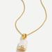 J. Crew Jewelry | J. Crew Dipped Stone Pendant Necklace Burnished Gold | Color: Gold | Size: Os