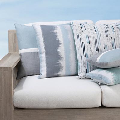 Connective Indoor/Outdoor Pillow Collection by Elaine Smith - Mono, 20" x 20" Square Mono - Frontgate
