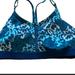 Nike Intimates & Sleepwear | Nike Indy Ladies Nwt Bra Has Removable Pads Adjustable Straps A Floral Theme | Color: Blue/Green | Size: L