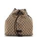 Gucci Bags | Gucci Drawstring Backpack (Outlet) Gg Canvas Medium Brown | Color: Brown | Size: Os
