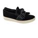 Michael Kors Shoes | Michael Kors Willa Slip On Black Suede Leather Bow Womens 6.5 Loafer Sneaker | Color: Black | Size: 6.5