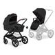 Hauck Kombi-Kinderwagen Walk N Care Air Set (mit Luftreifen) inkl. Babywanne, Sportsitz, Beindecke und Getränkehalter (bis 22kg belastbar) (Black)