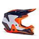 Fox Racing Unisex-Adult Bike Helmet Fox V3 Revise Navy/ORANGE S