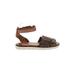 Clarks Sandals: Brown Snake Print Shoes - Women's Size 6 1/2 - Open Toe