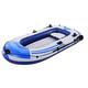 Inflatable Boat with Oars Inflatable Marine Boat Air Mattress Heavy Duty 4 Person Inflatable Raft Dinghy Fishing Boat Support Up to 260 KG