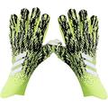 Non-Slip Latex Protective Gloves, Professional Football Goalie Gloves, Strong Grip Gloves with Finger Protection, Girls &, Junior keepers Football Gloves for Training and Match