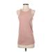 Under Armour Active Tank Top: Pink Activewear - Women's Size Small