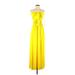 Susana Monaco Casual Dress: Yellow Dresses - New - Women's Size X-Small