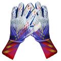 Football Goalkeeper Gloves Professional Football Gloves, Children Football Gloves,Training Gloves Gear with Double Wrist Protection, Abrasion-Resistant, Non-Slip, for Boys, Girls & Junior Size6