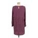 ASOS Casual Dress Keyhole 3/4 sleeves: Purple Dresses - Women's Size 12 Petite
