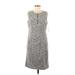 Apt. 9 Casual Dress - Sheath: Gray Marled Dresses - New - Women's Size Medium