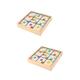 ibasenice 2 Sets Game Chess Wooden Puzzle Wooden Numbers Board Brain Toy Counting Jigsaw Toy Kid Math Toy Kids Puzzles Number Thinking Puzzle Kid Toys Kids Toy Child Sudoku Casual
