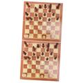 ibasenice Magnetic Chess Board 2pcs Set Memory Match Stick Chess Adukt Toys Magnetic Toys Toy for Kids Childrens Toys Wood Toys Toy Chess Board Chess Game Toe Wooden Fold Travel Draft Board