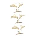 minkissy 9 Pcs Pearl Hairpin Clip Decorative Hair Clips Hair French Clips Banana Hair Clips Jaw Clamp Hair Clips Pearl Hair Claw Hold Hair Claw Clips Octopus Clip Grace Alloy Woman Decorate