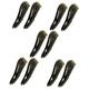 minkissy 10 Pcs Horn Comb Hair Brush for Women Teasing Combs for Women Wide Tooth Comb Hair Grooming Comb Women Comb Household Comb Home Hair Comb Natural B13 Hair Care Products Horns