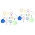 ibasenice Outdoor Toys 30 Pcs Bubble Water Toy Kids Summer Toys Toy for Kids Bulk Toys Suit for Kids Big Bubble Wand Bubble Sticks for Kids Bubble Wands Outdoor Child Plastic Bubble Circle