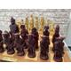 Lord of the Rings Berkeley Chess Set with 5 inch King - Cream and Red