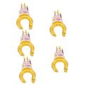 FAVOMOTO 125 Pcs Party Balloon Hat Perpetual Calendars Wooden Happy Birthday Crown Party Headpiece Birthday Themed Headpiece Hand Wearing Balloons Aluminum Mold Child Party Supplies Cake