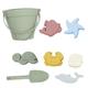 ibasenice Beach Toys Kit 1 Set Sand Digging Silicone Toy Toys for Toddlers Sandbox Toys Toddler Sand Toy Toddler Toy Sand Toy Kit Sand Bucket Toy Beach Silica Gel Mold Child