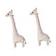 FAVOMOTO 2pcs Giraffe Doll Stuffed Sloth Plush Toy Giraffe Plush Figure Toys Plush Standing Giraffe Standing Plush Dolls Giraffe Toy Giraffe Plush Doll Baby Giant Pillow Cotton Cloth