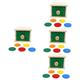 ibasenice Children Toys 4 Sets Teaching Aid Coin Children’s Toys Wooden Playset Toys for Toddlers Toddler Toys 1 Year Old Toys Educational Toys for 1 Year Old Baby Girl Set of Columns