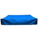 Angoily Sandbox Cover with Drawstring Square Waterproof Sandpit Cover, 180x180cm Sandpit Pool Cover Oxford Cloth Beach Sandbox Canopy (Blue)