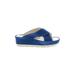 FLY London Sandals: Slide Platform Casual Blue Print Shoes - Women's Size 41 - Open Toe