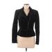 White House Black Market Jacket: Short Black Print Jackets & Outerwear - Women's Size 6