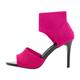 White Sandals women Platform Wedge Sandals New European And American Fashion Women's Shoes Comfortable Ultra High With Thin Fly Weaving With Fish Mouth Sandals (Hot Pink, 4)