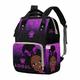 M YESCUSTOM Custom Personalized Diaper Bag Backpack with Name Waterproof Nappy Travel Daypack for Mom Gifts, 0217-016