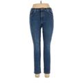 &Denim by H&M Jeggings - Mid/Reg Rise: Blue Bottoms - Women's Size 31