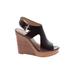 MICHAEL Michael Kors Wedges: Brown Print Shoes - Women's Size 6 - Peep Toe